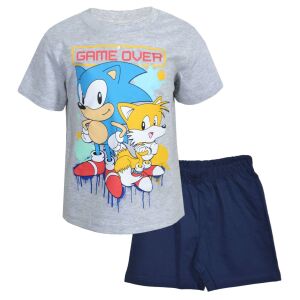 Sonic the Hedgehog kurzer Sommerpyjama für Kinder, mit Sonic und Tails - Sonic