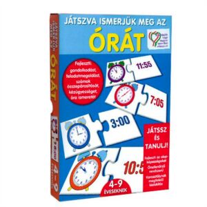 Játszva ismerjük meg az órát- oktató, logikai játék