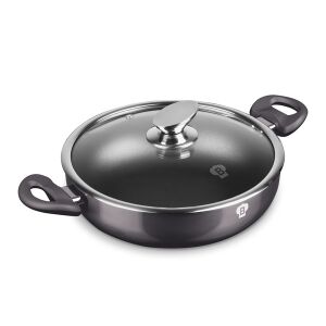 Blauman BL-3962 Carbon Pro 28 cm alacsony lábas fedővel - Blaumann