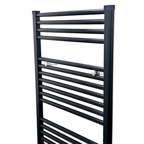 Fekete törölközőszárító, 600x1750mm - Törölközőszárító radiátor
