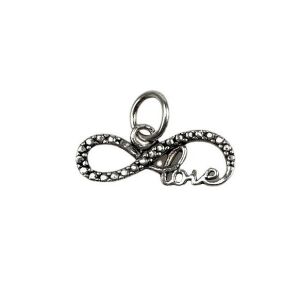 Pandantiv din argint 925 cu simbolul infinitului și inscripția Love - Pandantive damă