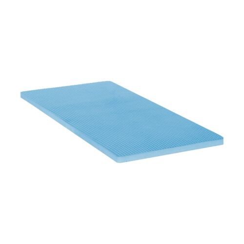 Kék edző szőnyeg fitneszhez és jógához