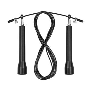 Rebel Active RBA-3201 - műanyag box ugrókötél, fém csapággyal, 3 m, fekete