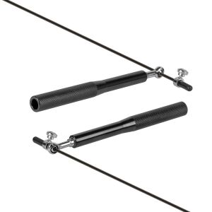 Rebel Active RBA-3202 - alumínium box ugrókötél, fém csapággyal, 3 m, fekete