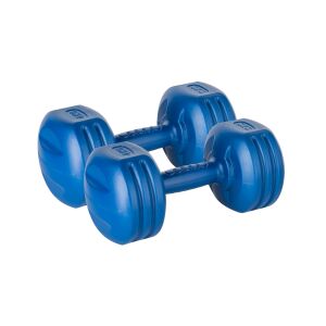 Rebel Active RBA-2309 kék műanyag súlyzók, 4kg-osak - Rebel