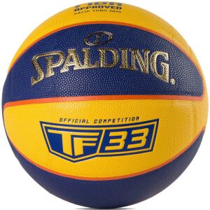 Spalding TF33 - hivatalos verseny kosárlabda (6-os méret), sárga/kék 120064022 - Kosárlabdázás