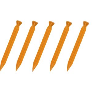 6 db Redcliffs 997808 narancssárga műanyag sátorrögzítő, 22cm - Sátor