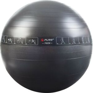 Pure 2 Improve Gym Ball - gimnasztikai labda (75cm), fekete