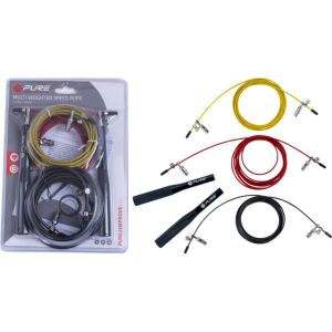 Pure 2 Improve Multi Weighted Speed Rope - 3in1 súlyozott ugrókötél, többszínű