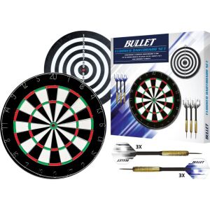 Xqmax Bullet - 45 cm-es darts tábla 6 db acélhegyű nyíllal, többszínű 120064230 - Darts