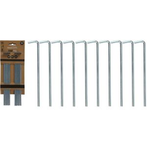 Redcliffs Tent Peg - 10db-os fém sátorrögzítő (23cm), ezüst 120064267 - Kényelmi eszköz