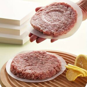 Antihaft-Backpapier-Kreise für Hamburger-Patties, 100 Stück - Küchenaccessories