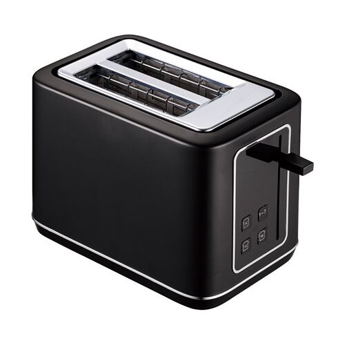 Berlinger Haus BH/9660 Digital Toaster, Black and Silver, 2 Slice, 7 Browning Levels, Reheat, Defrost, Cancel Functions