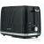 Gorenje T850DPB Black Toaster Angled View