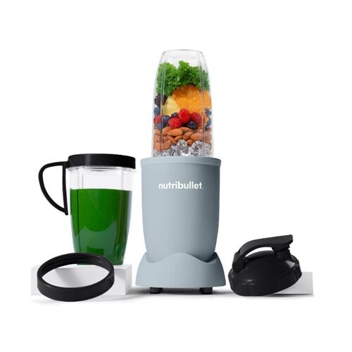 Nutribullet Pro Mineral NB907MASL blender with ingredients and accessories