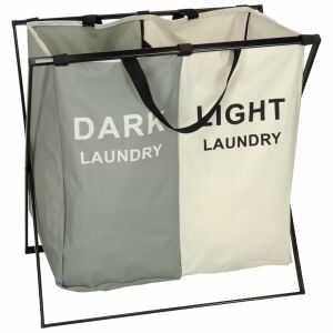 Mosodai 2-compartment laundry basket organizer - Laundry Basket