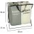 Mosodai 2-compartment laundry basket organizer with dimensions