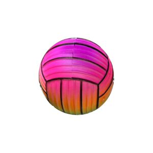 Dúhová plastová volejbalová lopta, 10 cm, ľahká hračka - Šport a voľný čas