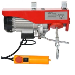Електрическа лебедка с кабел Kraft&Dele, страничен изглед - Лебедка