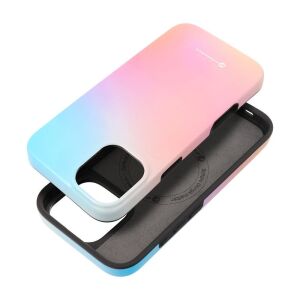 Husă FORCELL F-PROTECT Mirage roz-albăstrui compatibilă MagSafe pentru iPhone 16 Plus - Forcell Huse telefon