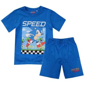 Set de pijama de vară albastru Sonic the Hedgehog pentru copii - Sonic Pijamale pentru copii, cămăși de noapte
