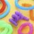 Set of colorful bendable and stretchable tubes, perfect for creative play and stress relief