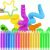Colorful Pop Tubes Sensory Fidget Toy 20-Piece Set