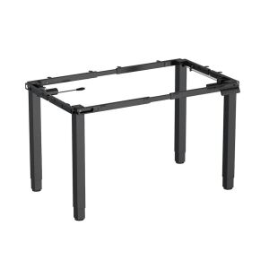 Óriás asztalokhoz | Állítható méretű elektromos íróasztal keret dupla motorral, nagy teherbírással ülő-/állómunkához memória funkció +USB-C fekete LVN System Control Flex Pro LV1352