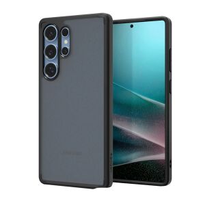 Spigen Ultra Hybrid Fekete/Átlátszó tok Samsung Galaxy S25 Ultra telefonhoz - Spigen