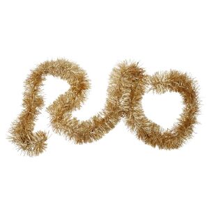 Flippy Karácsonyi girland, 5. modell, arany, méret: 2 m x 9 cm, anyag: PVC fólia, beltéri/kültéri