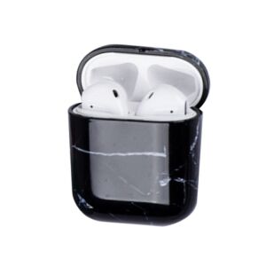AirPods tok fekete márvány szorítógyűrűvel
