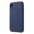 Apple iPhone XS Liquid Silicone tok kompatibilis védőtok Sötétkék 138847754