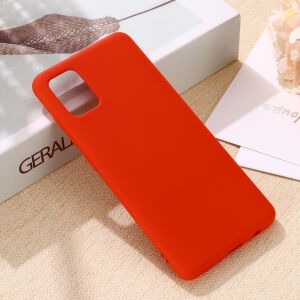 A Samsung A71 Liquid Silicone Case Red kompatibilis védőtok