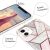 Apple iPhone X / XS Soft IMD TPU márvány geometriai tok fehér 138847357
