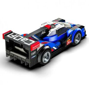 CaDA C55053W Supersonic Star wyścigówka, zabawka do budowania, widok pod kątem - CaDA