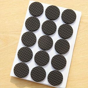 Set de 30 protectoare autoadezive pentru picioarele scaunelor, tăiate la dimensiunea de 2,69 cm 120163475 - Protecții pentru picioarele mobilierului