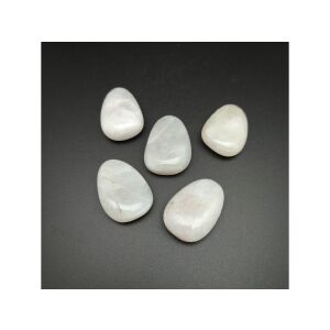 25/30mm Holdkő fehér csepp 120164814 - Ásvány