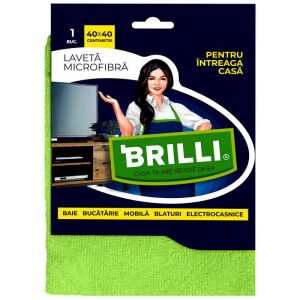 Brilli univerzális mikroszálas törlőkendő, 40 X 40 cm, 1 darab/szett 120165232 - Mikroszálas törlőkendő