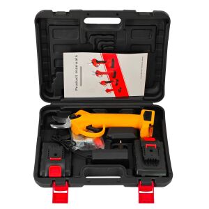 DDT-CRISTAL elektromos metszőolló két akkumulátorral és töltővel hordtáskában - DDT