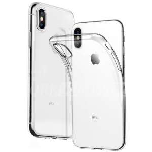 iPhone XS Max átlátszó szilikon tok, vékony, 1mm, hátlap, telefon tok - Apple