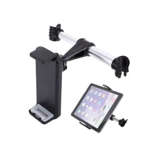 Fejtámlára rögzíthető autós telefon és tablet tartó, fekete 120168770