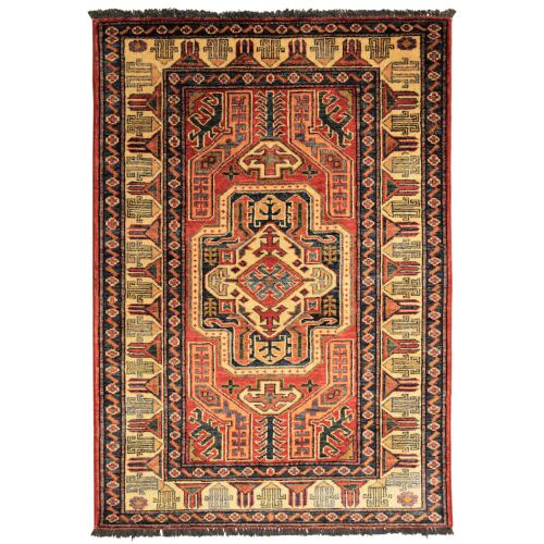 Koberec Bakero Ersari Shirvan, 94x137 cm, tradičný Kazak dizajn