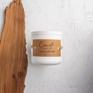 Lumanare handmade din ceara naturala de soia Lemn de santal exotic 120170170 - Odorizante de camera