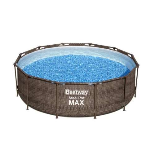 Bestway Mykonos Lux 366x100cm Metallrahmenpool mit Spinner und Leiter (FFA 201) #braun 41486216