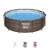 Bestway Mykonos Lux 366x100cm Metallrahmenpool mit Spinner und Leiter (FFA 201) #braun 41486216