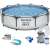 Bestway Steel Pro MAX 305x76cm metal frame pool with filter pump, filter cartridge, hose, and instructions