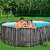 Set piscina cu cadru metalic oval cu efect din lemn Bestway ESPIRITU 610 x 366 x 122 cm 81356687}