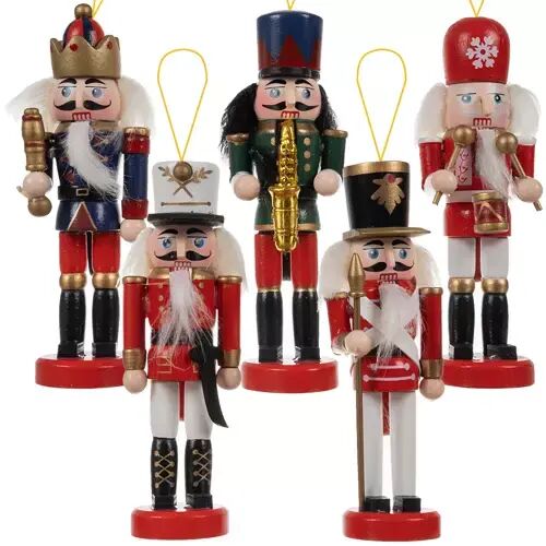 Nutcracker for the Christmas tree - 5 pcs 20358