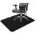 Black office chair mat for floor protection