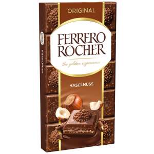 Ferrero Rocher Mogyorós Tejcsokoládé Tábla - 90g